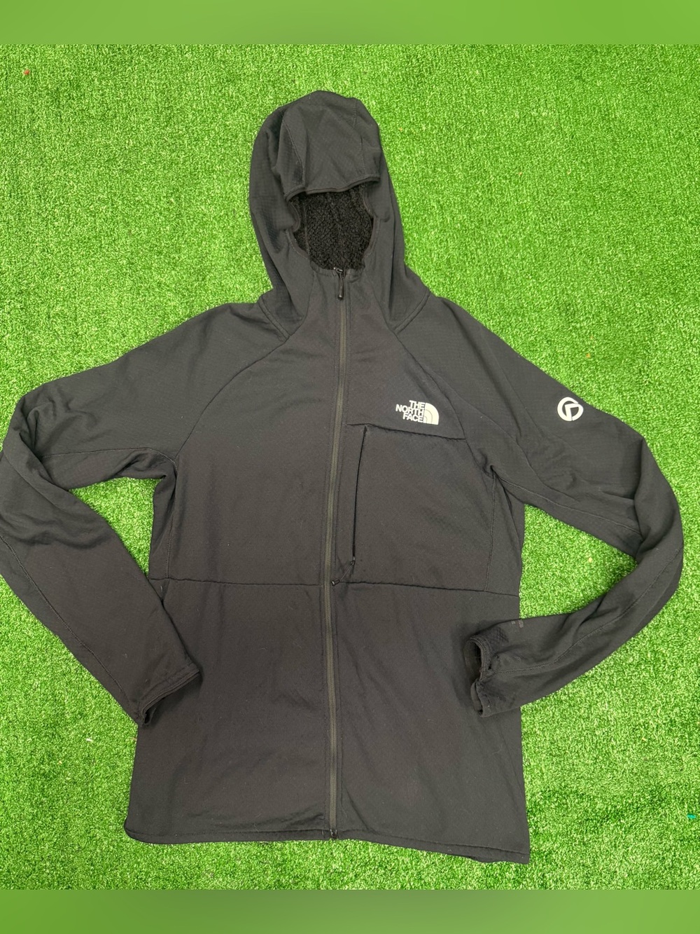 The North Face Summit Series FutureFleece Black Men's Full Zip Hoodie Size M